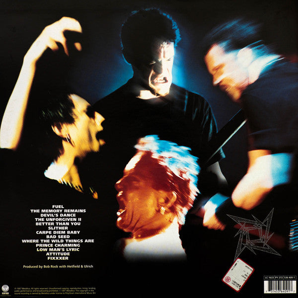 Metallica : Reload (2xLP, Album, Gat)