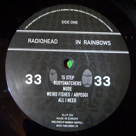 Radiohead : In Rainbows (LP, Album, 180)
