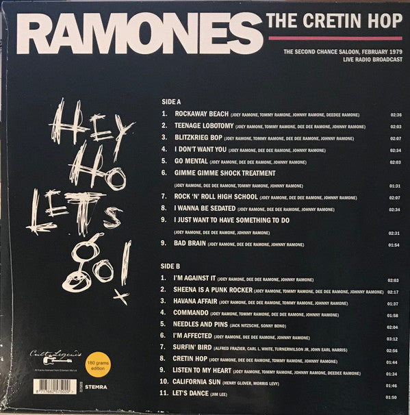 Ramones : The Cretin Hop (LP, RE, Unofficial, 180)