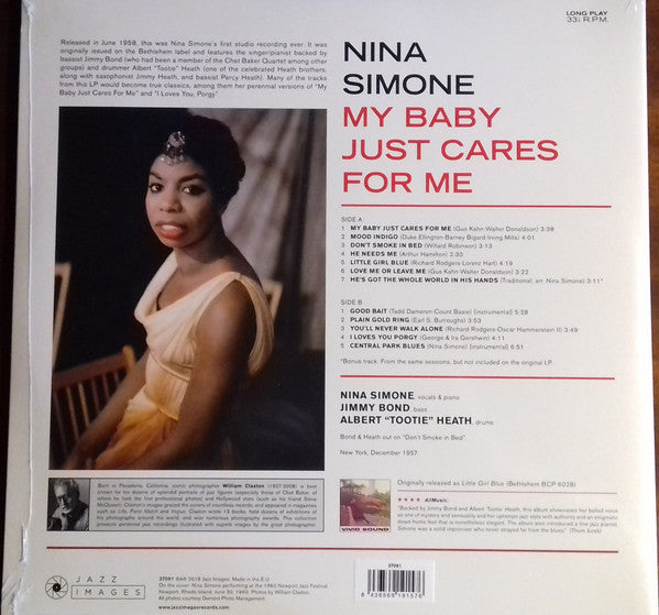 Nina Simone : My Baby Just Cares For Me (LP, Album, Dlx, Ltd, RE, 180)
