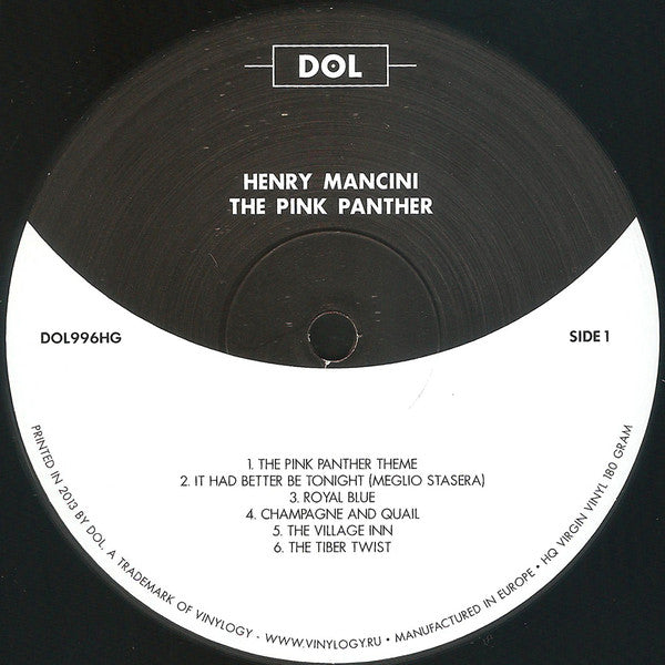 Henry Mancini : The Pink Panther (Music From The Film Score) (LP, Album, Dlx, RE, 180)