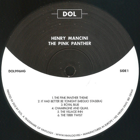 Henry Mancini : The Pink Panther (Music From The Film Score) (LP, Album, Dlx, RE, 180)