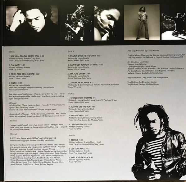 Lenny Kravitz : Greatest Hits (2xLP, Comp, RE, 180)