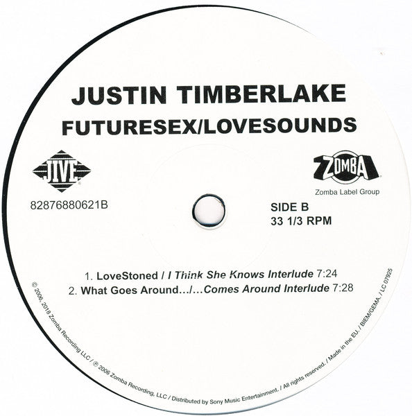 Justin Timberlake : FutureSex/LoveSounds (2xLP, Album, RE, Gat)