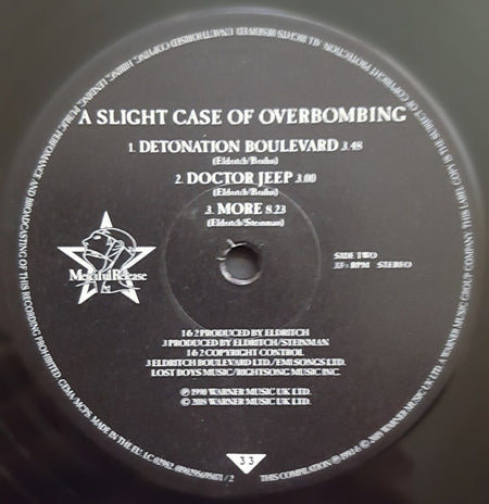 The Sisters Of Mercy : Greatest Hits Volume One - A Slight Case Of Overbombing (2xLP, Comp, RE, Gat)