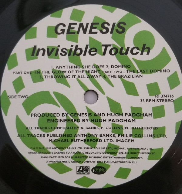Genesis : Invisible Touch (LP, Album, Dlx, RE, RM, 180)