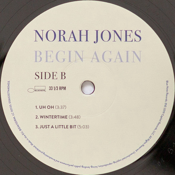 Norah Jones : Begin Again (LP, Album, Comp)