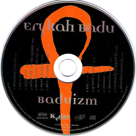 Erykah Badu : Baduizm (CD, Album, RE)