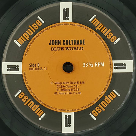 John Coltrane : Blue World (LP, Album, Mono, RM, 150)