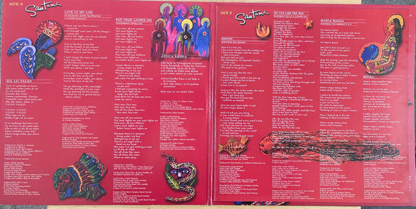 Santana : Supernatural (2xLP, Album, RE, Whi)