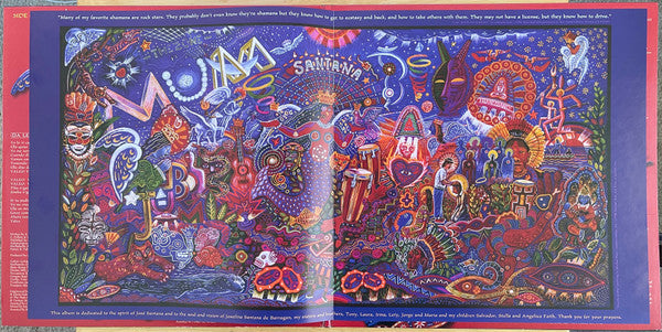 Santana : Supernatural (2xLP, Album, RE, Whi)