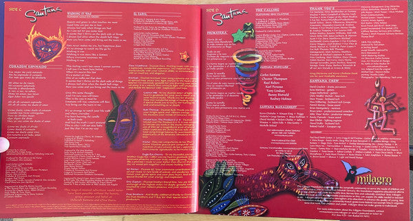 Santana : Supernatural (2xLP, Album, RE, Whi)