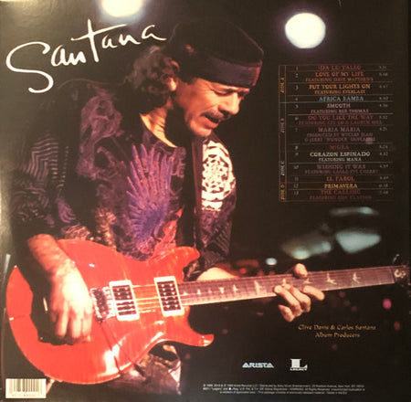 Santana : Supernatural (2xLP, Album, RE, Whi)