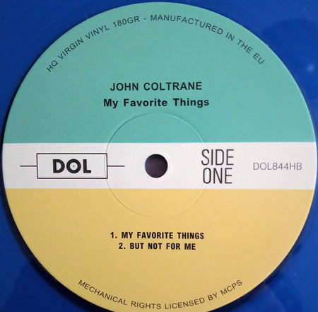 John Coltrane : My Favorite Things (LP, Album, RE, Blu)