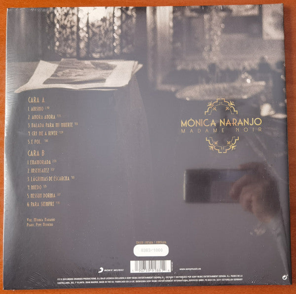 Mónica Naranjo : Madame Noir (LP, Ltd, Num, Red)