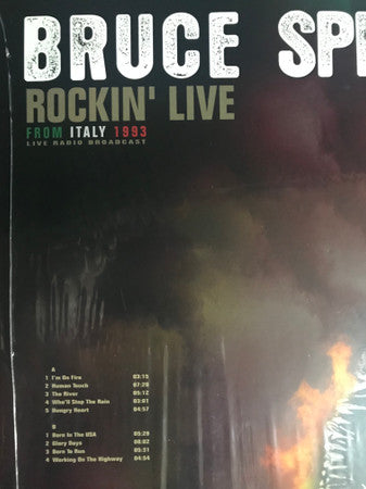 Bruce Springsteen : Rockin' Live From Italy 1993 Live Radio Broadcast (LP, Album, Unofficial, 180)