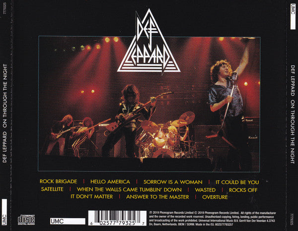 Def Leppard : On Through The Night (CD, Album, RE, RM)