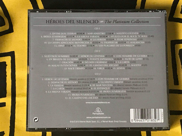 Héroes Del Silencio : The Platinum Collection (3xCD, Comp, RE)