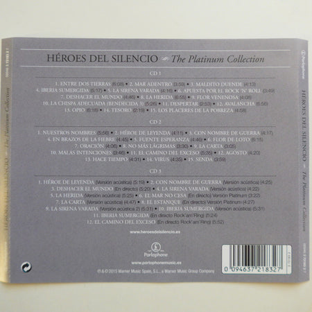 Héroes Del Silencio : The Platinum Collection (3xCD, Comp, RE)
