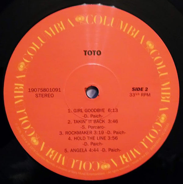 Toto : Toto (LP, Album, RE, RM)