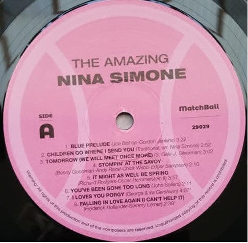 Nina Simone : The Amazing Nina Simone (LP, Album, Ltd, RE, 180)