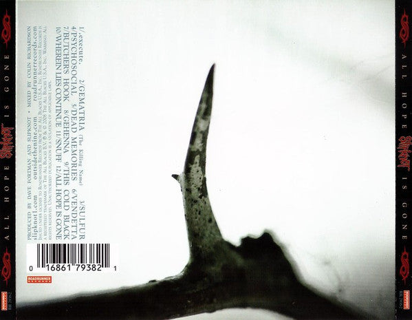 Slipknot : All Hope Is Gone (CD, Album, RP)