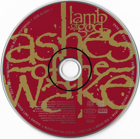 Lamb Of God : Ashes Of The Wake (CD, Album, Enh, RE)
