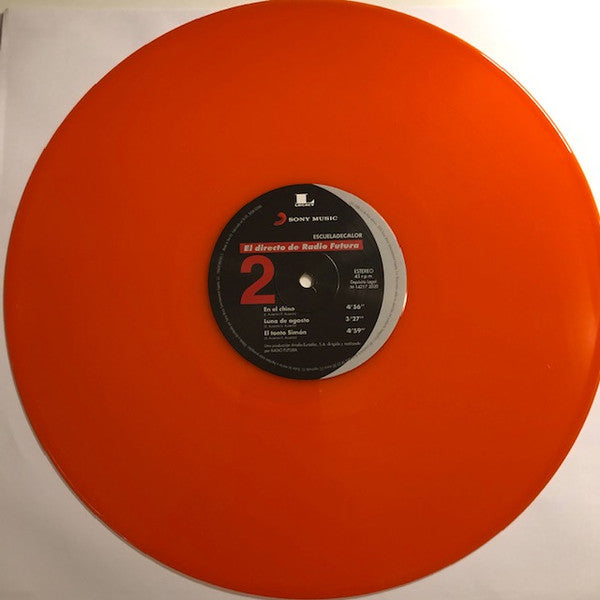 Radio Futura : El Directo De Radio Futura • Escueladecalor (2xLP, Album, RE, Cle)