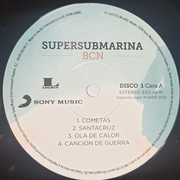 Supersubmarina : BCN (3xLP, Album, RE)