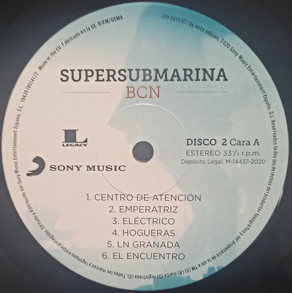 Supersubmarina : BCN (3xLP, Album, RE)