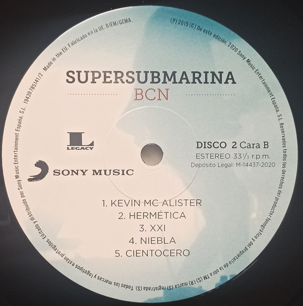 Supersubmarina : BCN (3xLP, Album, RE)