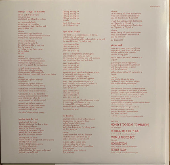 Simply Red : Picture Book (LP, Album, RE, Red)