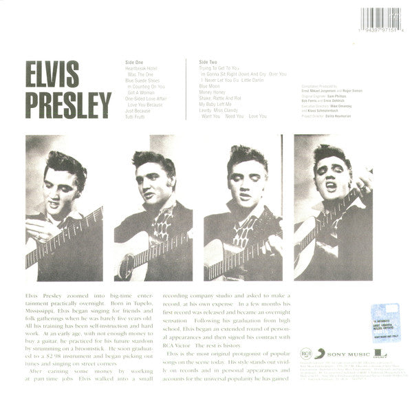 Elvis Presley : Elvis Presley (LP, Album, RE, Whi)