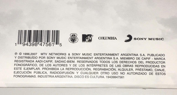 Soda Stereo : MTV Unplugged - Comfort Y Música Para Volar (2xLP, Ltd, Cle)