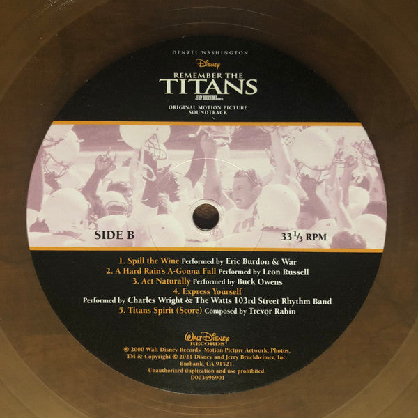 Various : Remember The Titans Original Motion Picture Soundtrack  (LP, Car)