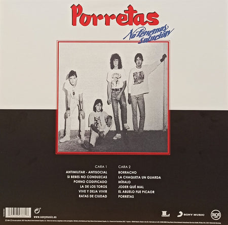 Porretas : No Tenemos Solución (LP, Album, RE)