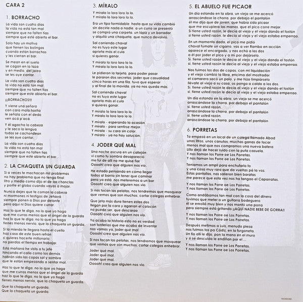 Porretas : No Tenemos Solución (LP, Album, RE)