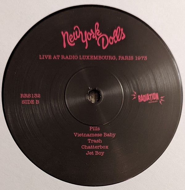 New York Dolls : Live At Radio Luxembourg Paris France December 1973 (LP, RE)