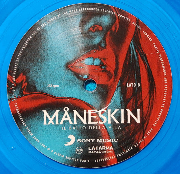 Måneskin : Il Ballo Della Vita (LP, Album, RE, Blu)