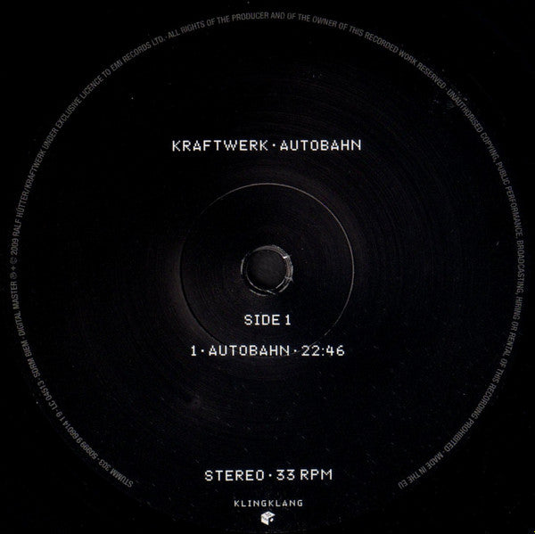Kraftwerk : Autobahn (LP, Album, RE, RM, 180)