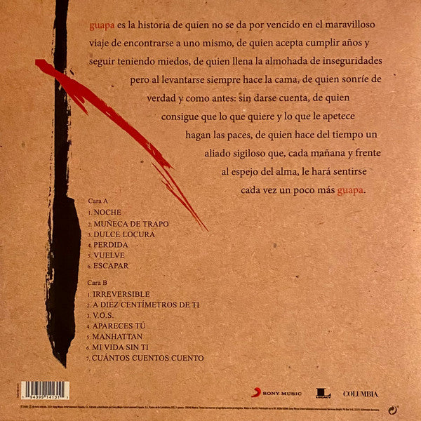 La Oreja De Van Gogh : Guapa (LP, Album, RE, Red)