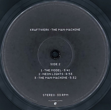 Kraftwerk : The Man•Machine (LP, Album, RE, RM, 180)