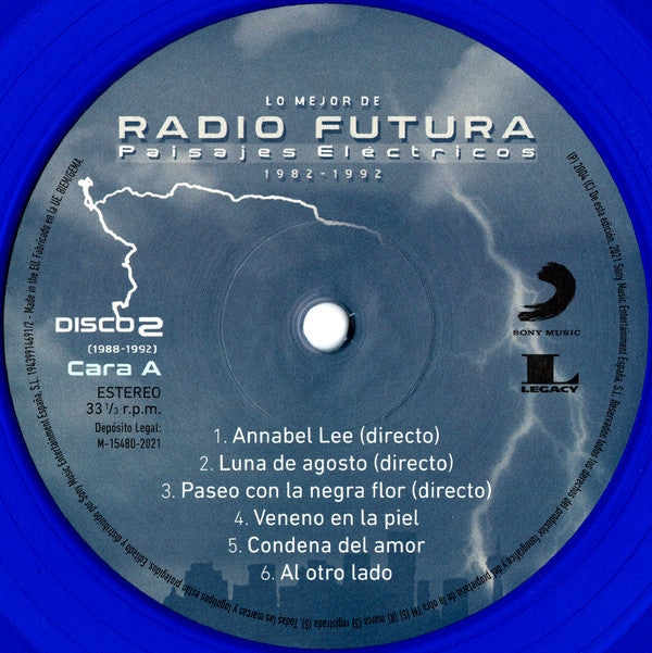 Radio Futura : Lo Mejor De Radio Futura: Paisajes Eléctricos (1982-1992) (2xLP, Comp, RE, Blu)