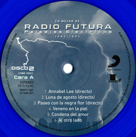 Radio Futura : Lo Mejor De Radio Futura: Paisajes Eléctricos (1982-1992) (2xLP, Comp, RE, Blu)