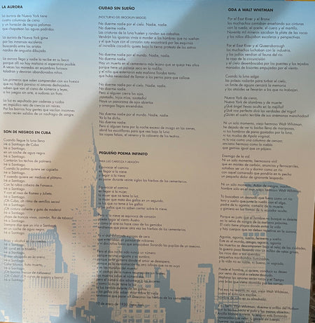 Various : Poetas En Nueva York (LP, Comp, RE)