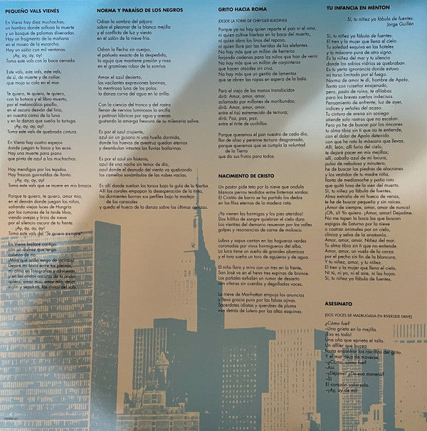 Various : Poetas En Nueva York (LP, Comp, RE)