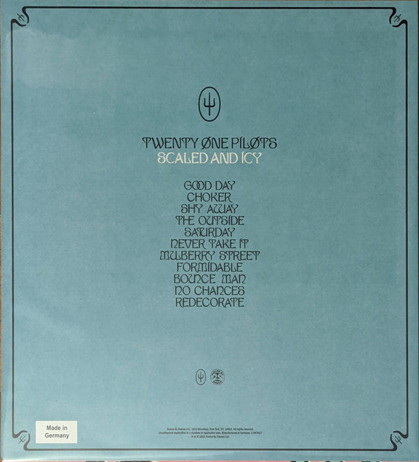 Twenty One Pilots : Scaled And Icy (LP, Album, Ltd, Blu)