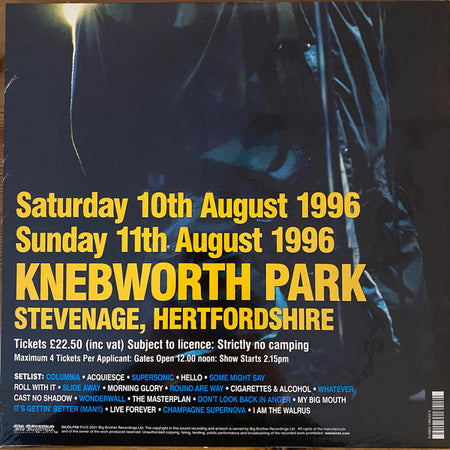Oasis (2) : Knebworth 1996 (3xLP, Album, 180)