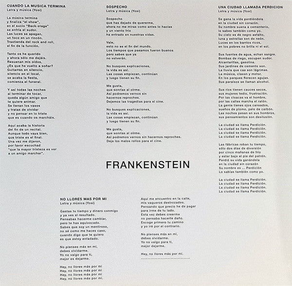 Los Suaves : Frankenstein (LP, Album, RE)
