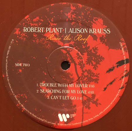 Robert Plant | Alison Krauss : Raise The Roof (2xLP, Album, Ltd, Red)